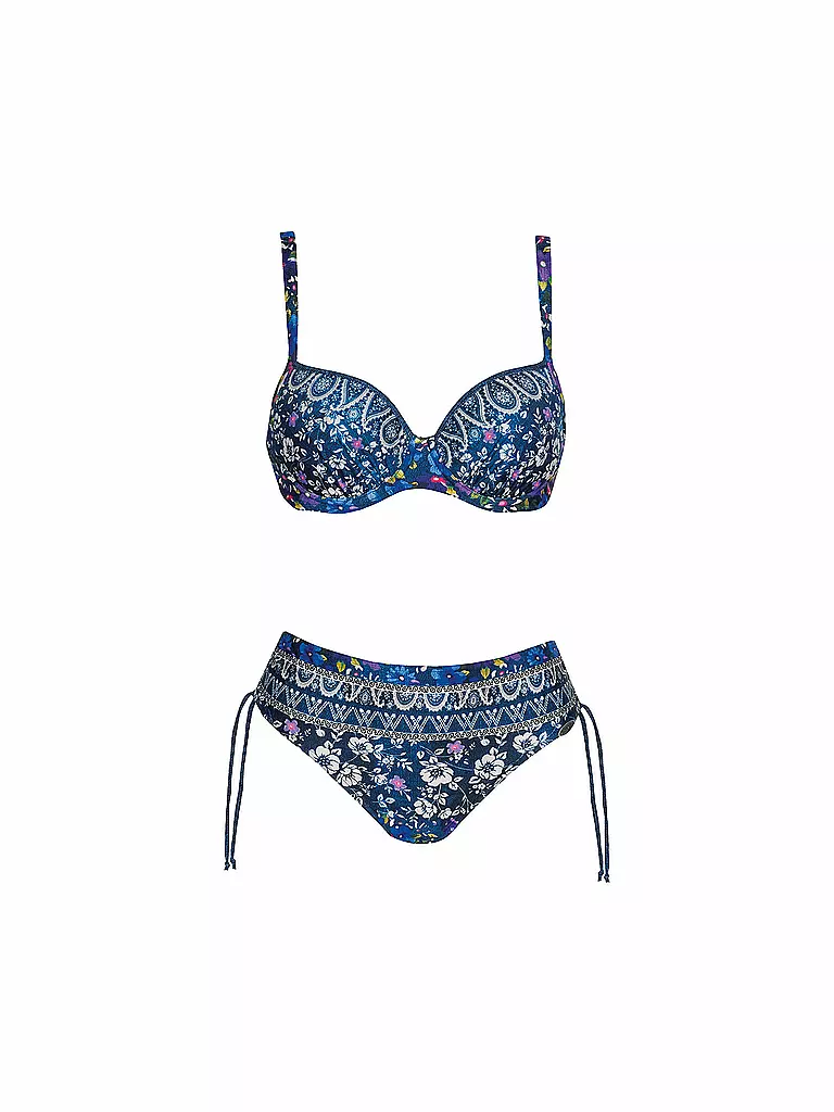 Sunflair Damen Bikini Mit Spacer Cup Und Formb Gel Blau